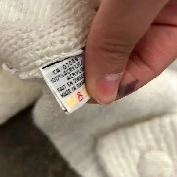 Vintage card amoroso ivory cardigan  sweater - Picture 4 of 5